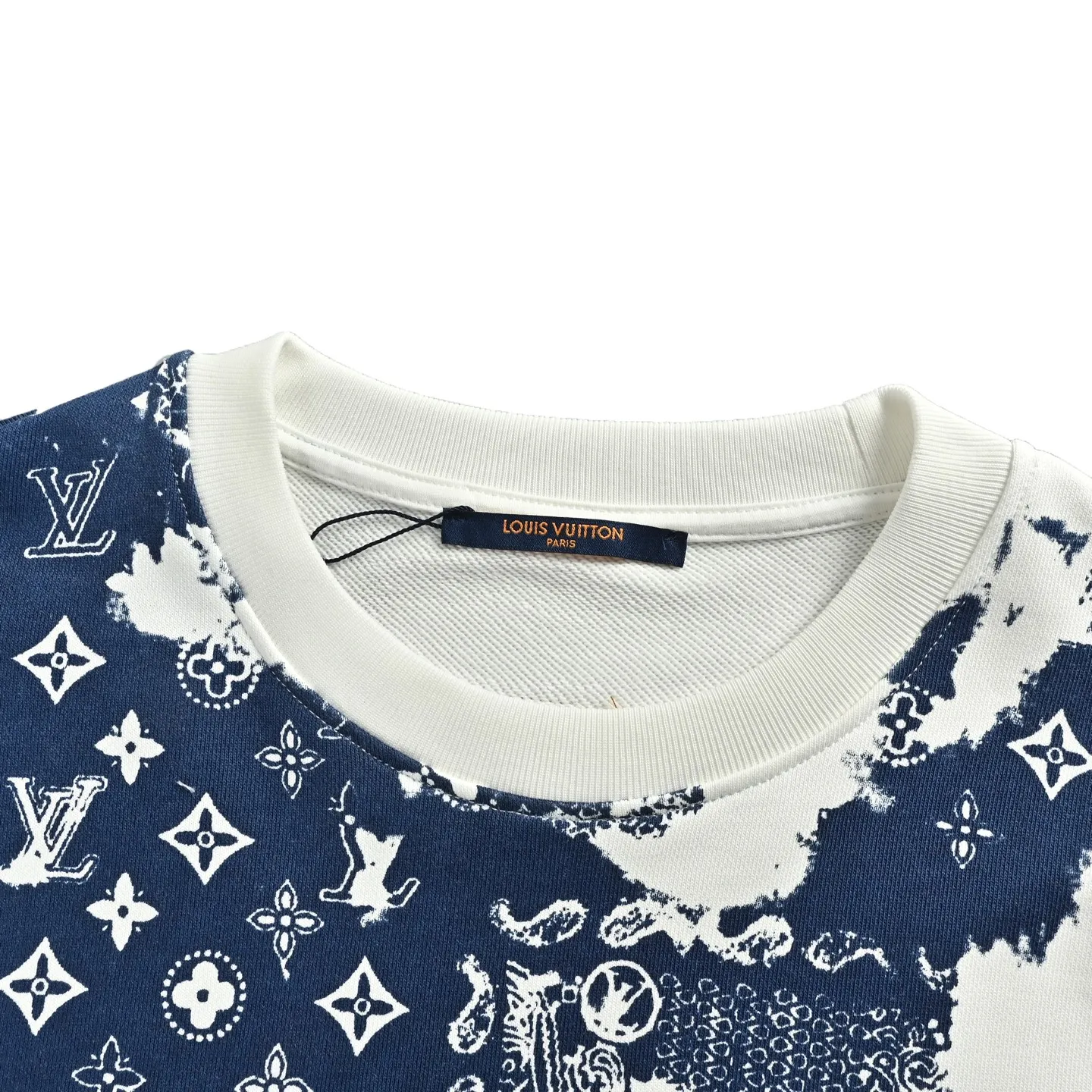 Louis Vuitton/Louis Vuitton 25Fw Cashew Flower Series crew neck sweatshirt